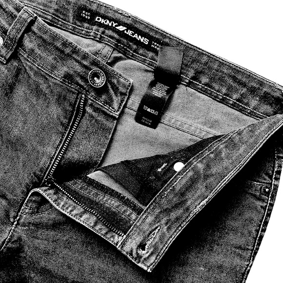 DKNY Jeans , Classic Bootcut Denim Jeans , Women Denim Pants, Relaxed Fit Jeans - Picture 6 of 15